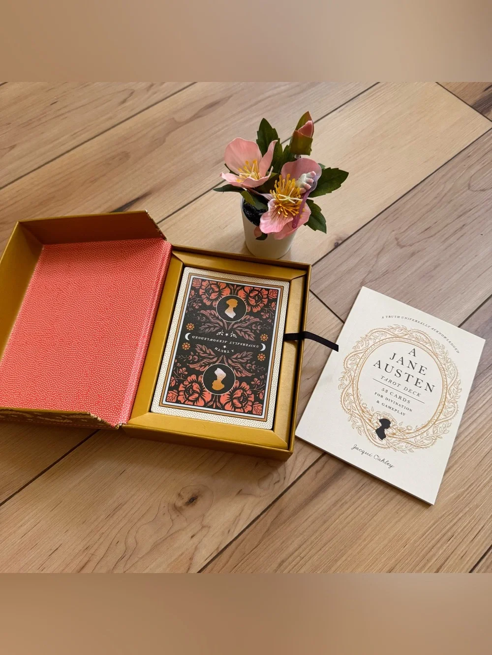 Jane Austen Tarot Deck 53 Cards for Divination Gameplay by Jacqui Oakley
